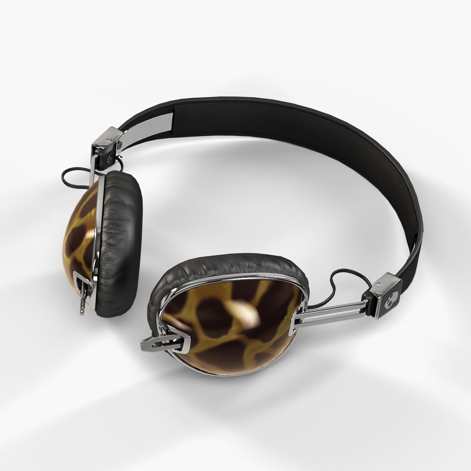 Skullcandy Navigator Tortoise headphones 3D model_6