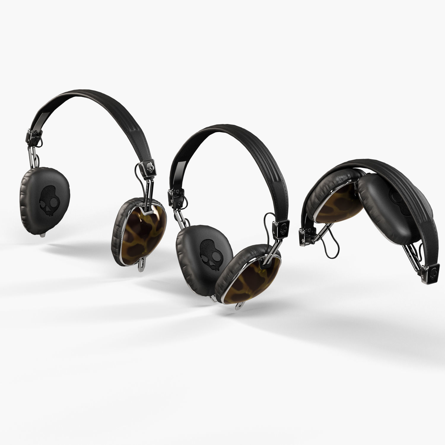 Skullcandy Navigator Tortoise headphones 3D model_12