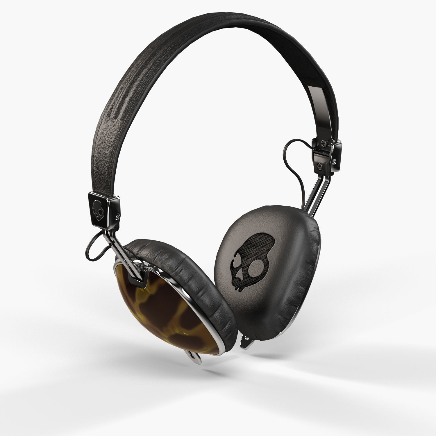Skullcandy Navigator Tortoise headphones 3D model_2