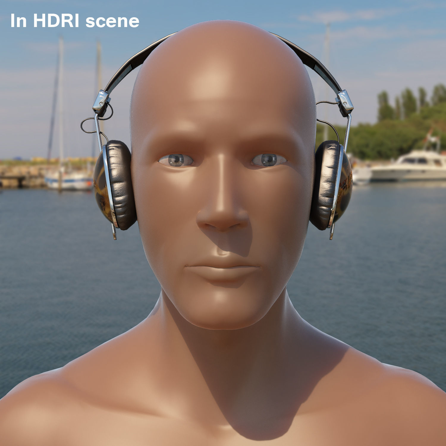 Skullcandy Navigator Tortoise headphones 3D model_16