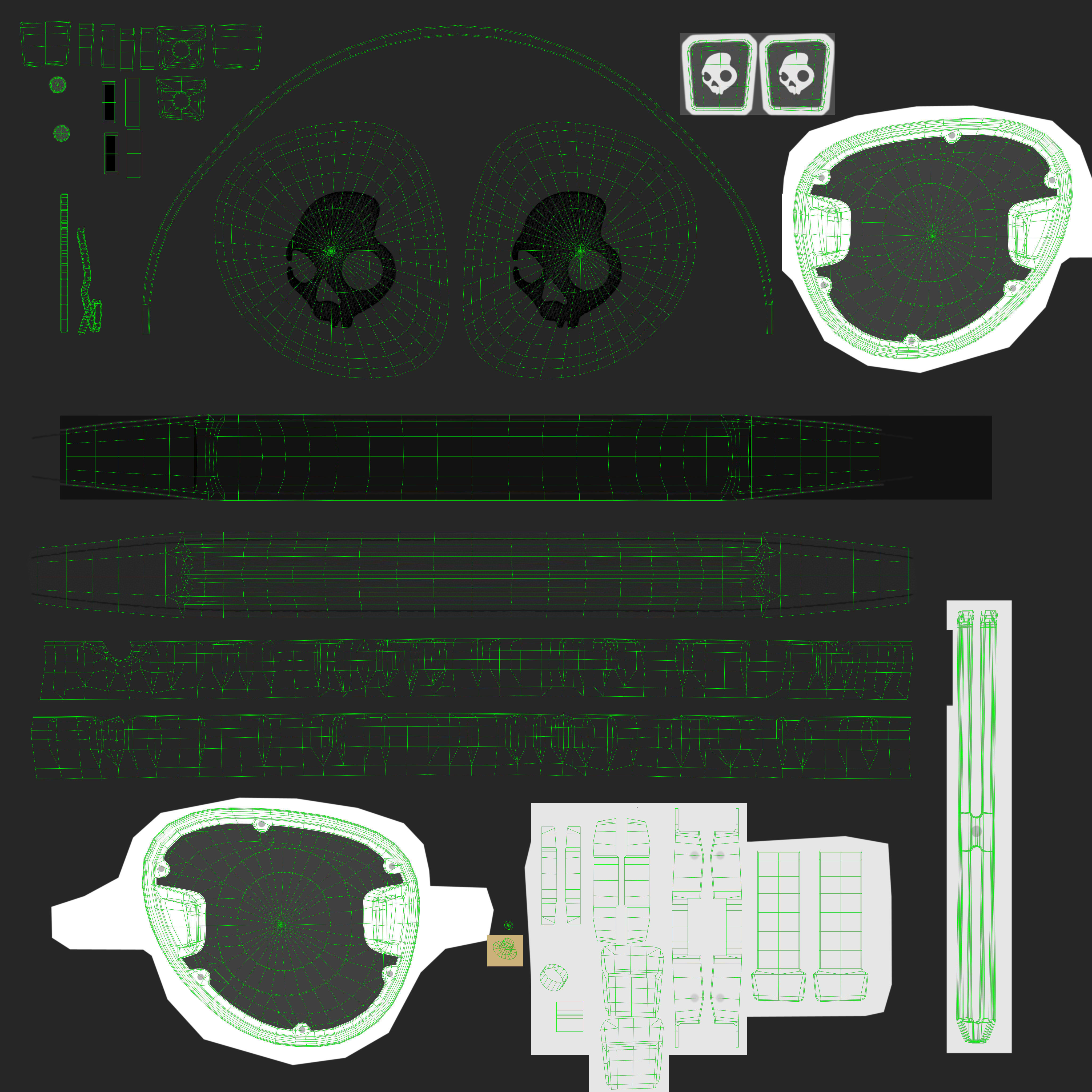 Skullcandy Navigator Tortoise headphones 3D model_23