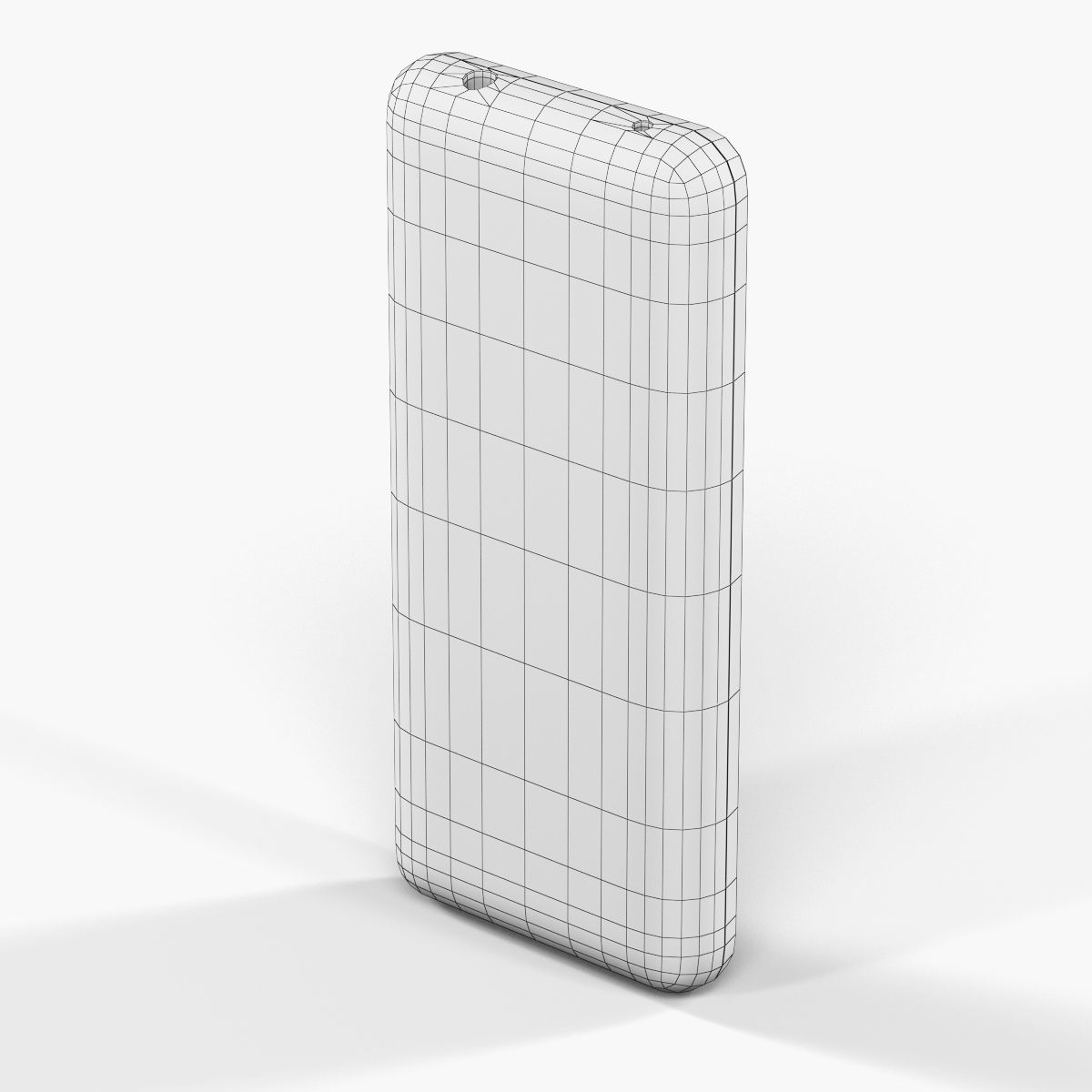 Nokia 206 Dual Sim cellphone 3D model_27