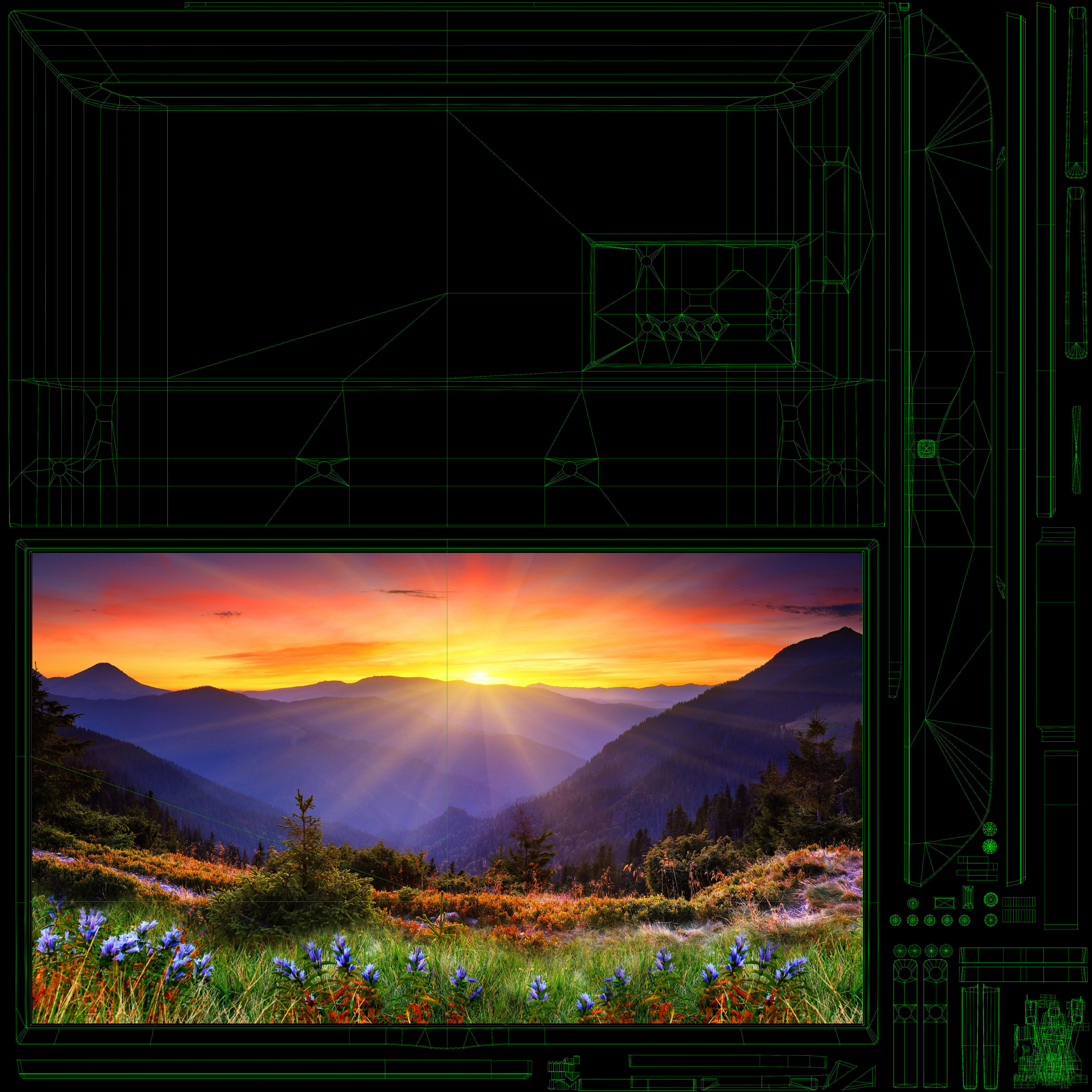 LG 32LH519U LED TV 3D model_24