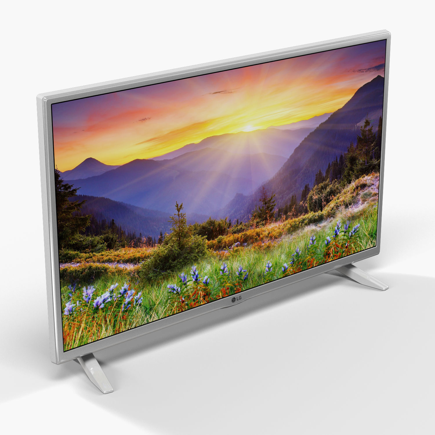 LG 32LH519U LED TV 3D model_3