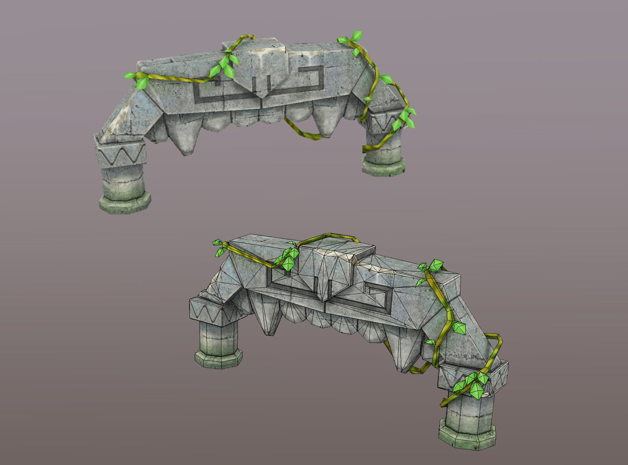 PirateCollection Totems Low-poly 3D model_2