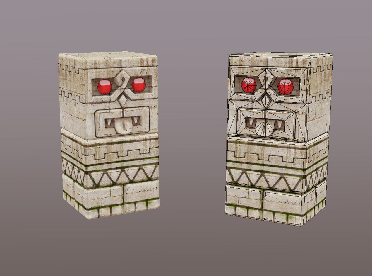 PirateCollection Totems Low-poly 3D model_3
