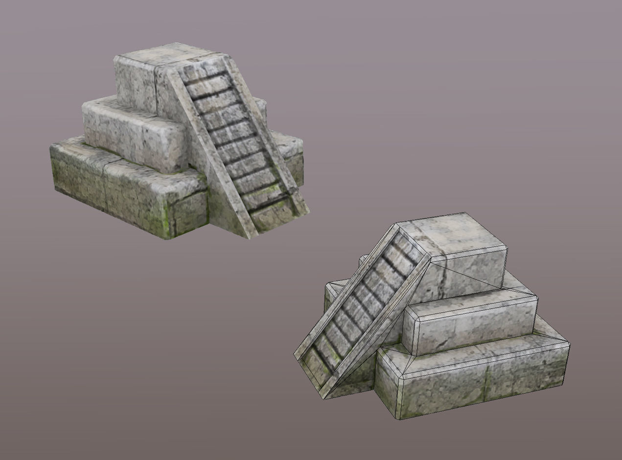 PirateCollection Totems Low-poly 3D model_7