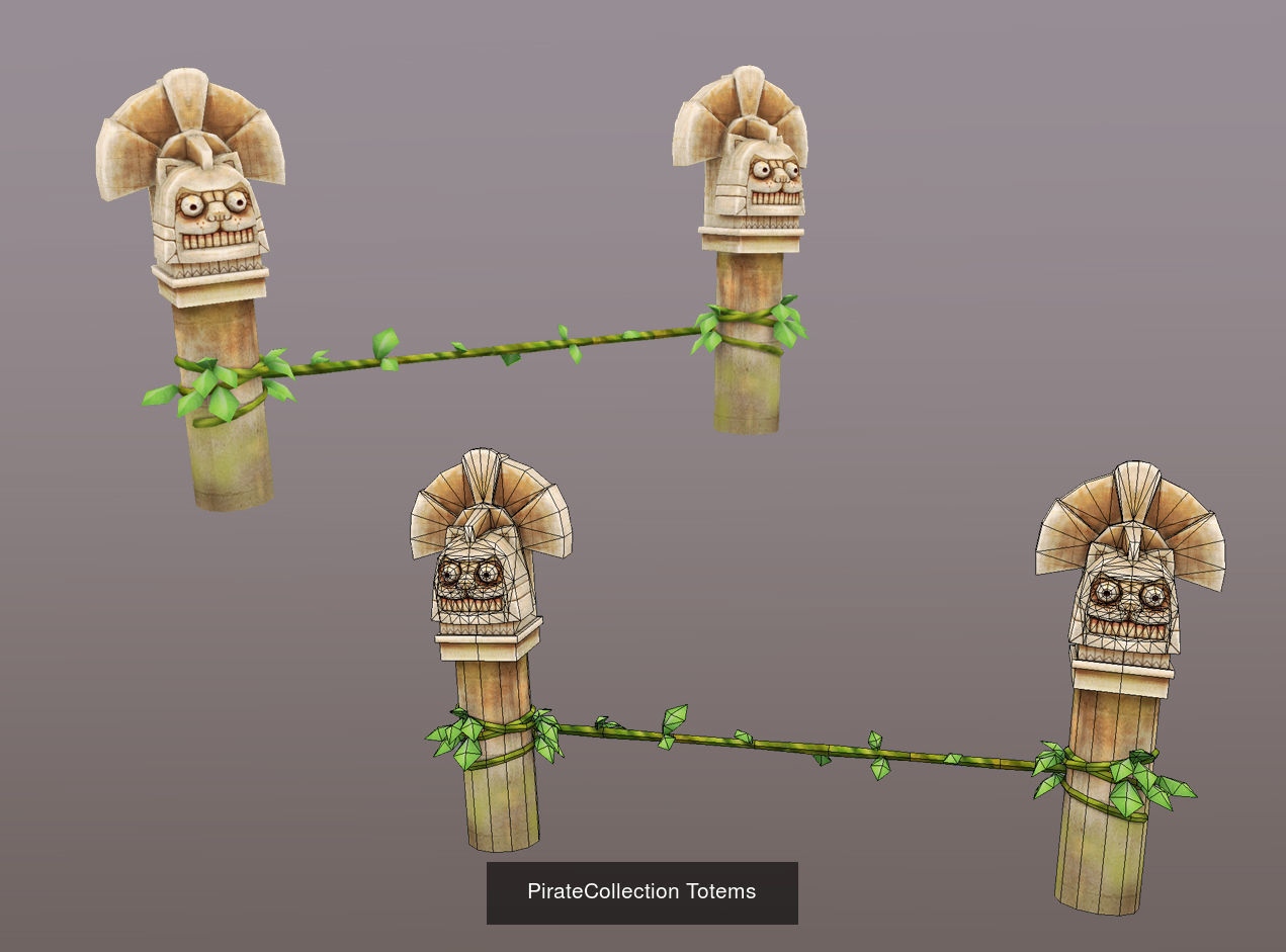 PirateCollections two huts in style of hawaiian village _10