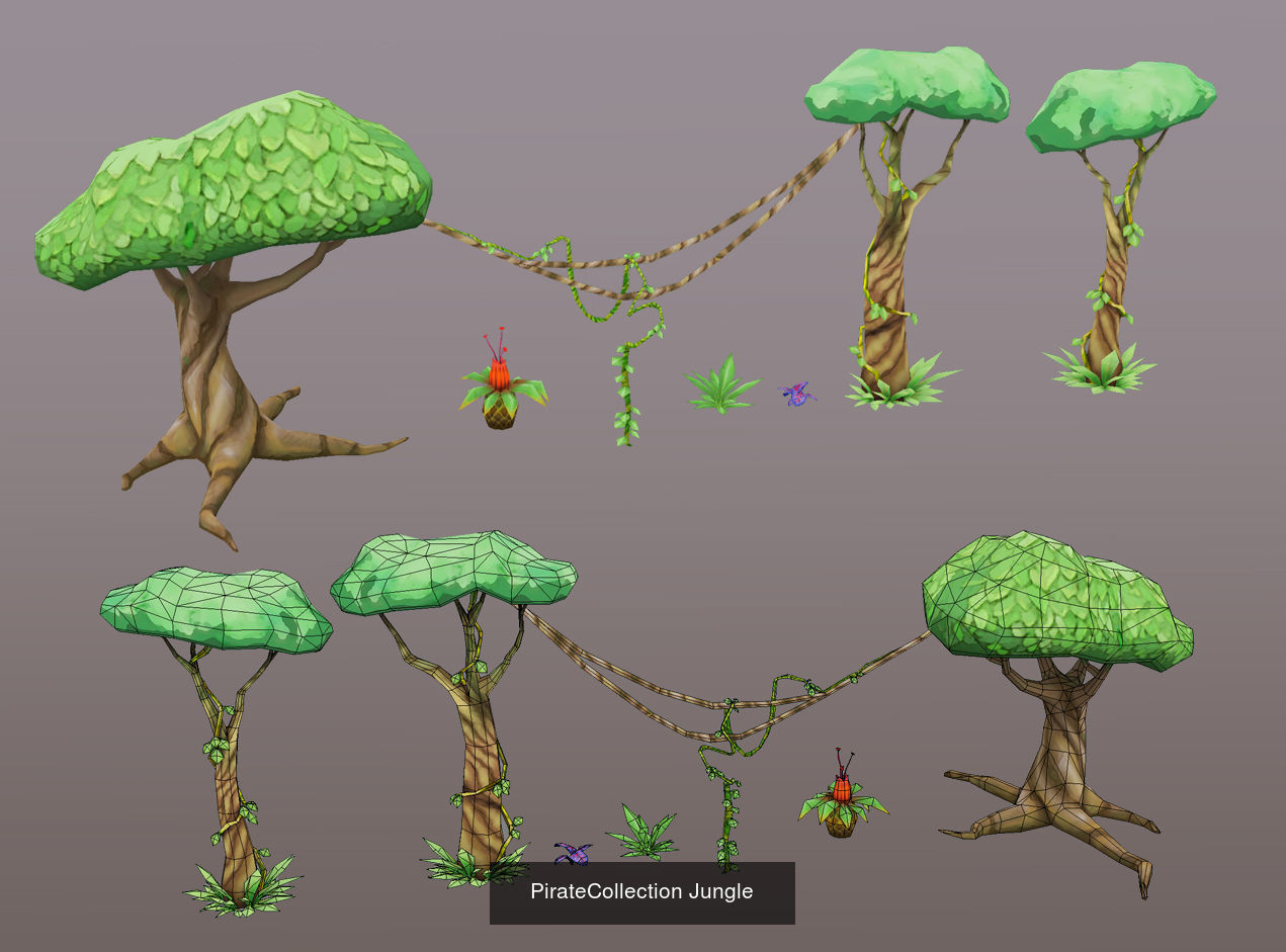 PirateCollections two huts in style of hawaiian village _8