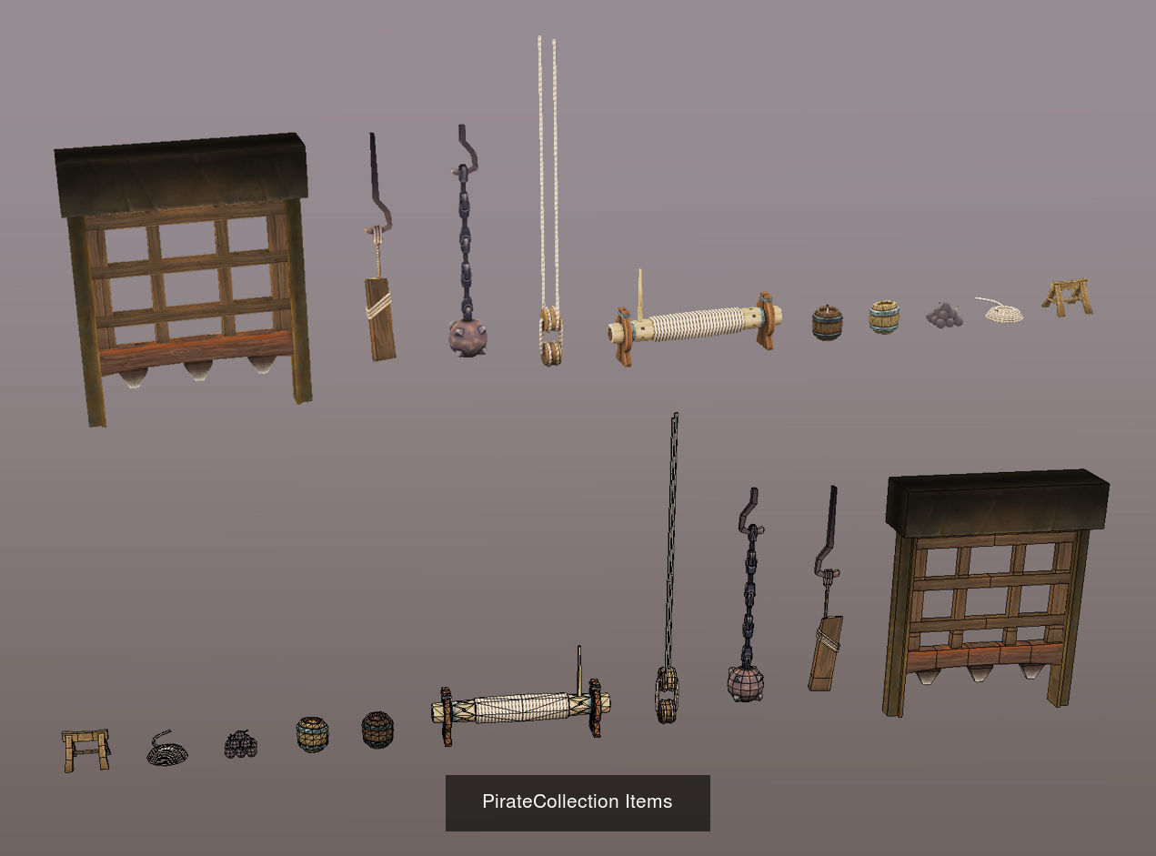 PirateCollections two huts in style of hawaiian village _7