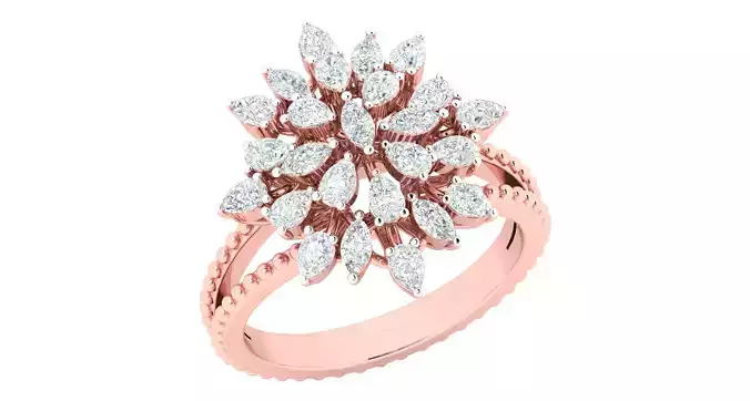 Women ring 3dm stl render detail 3D print model