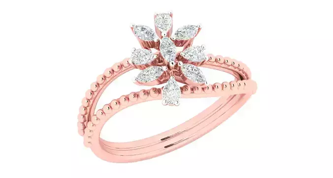 Women ring 3dm stl render detail 3D print model