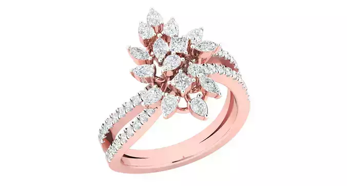 Women ring 3dm stl render detail 3D print model