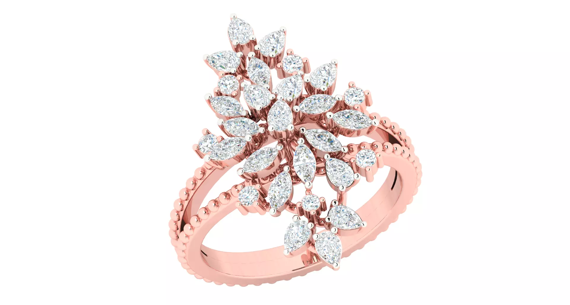 Women ring 3dm stl render detail 3D print model 3D print model_0