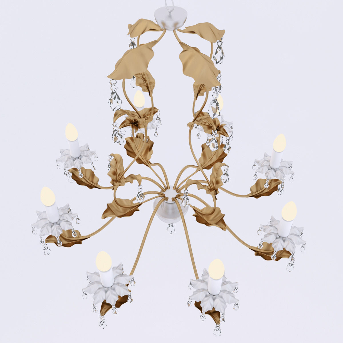Ferroluce Lampardi 2288 chandelier 3D model_1