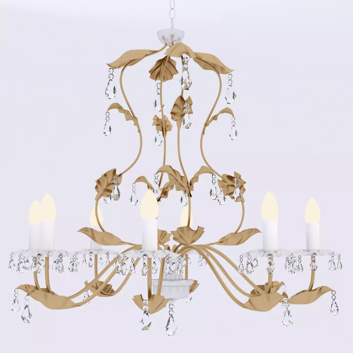 Ferroluce Lampardi 2288 chandelier 3D model_0