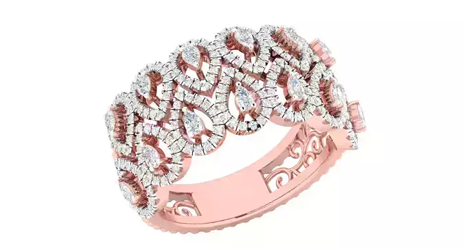 Women ring 3dm stl render detail 3D print model