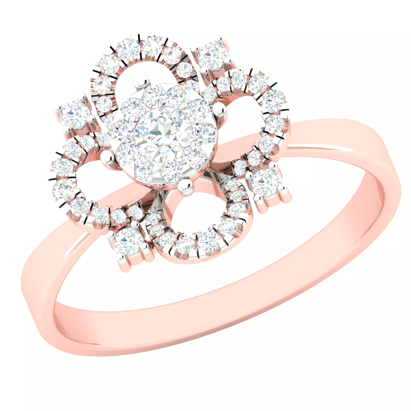 Women ring 3dm stl render detail 3D print model 3D print model_0