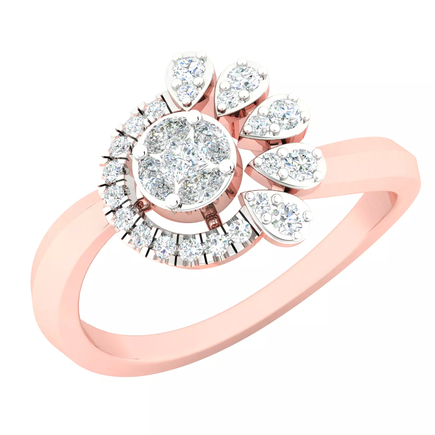 Women ring 3dm stl render detail 3D print model 3D print model_0