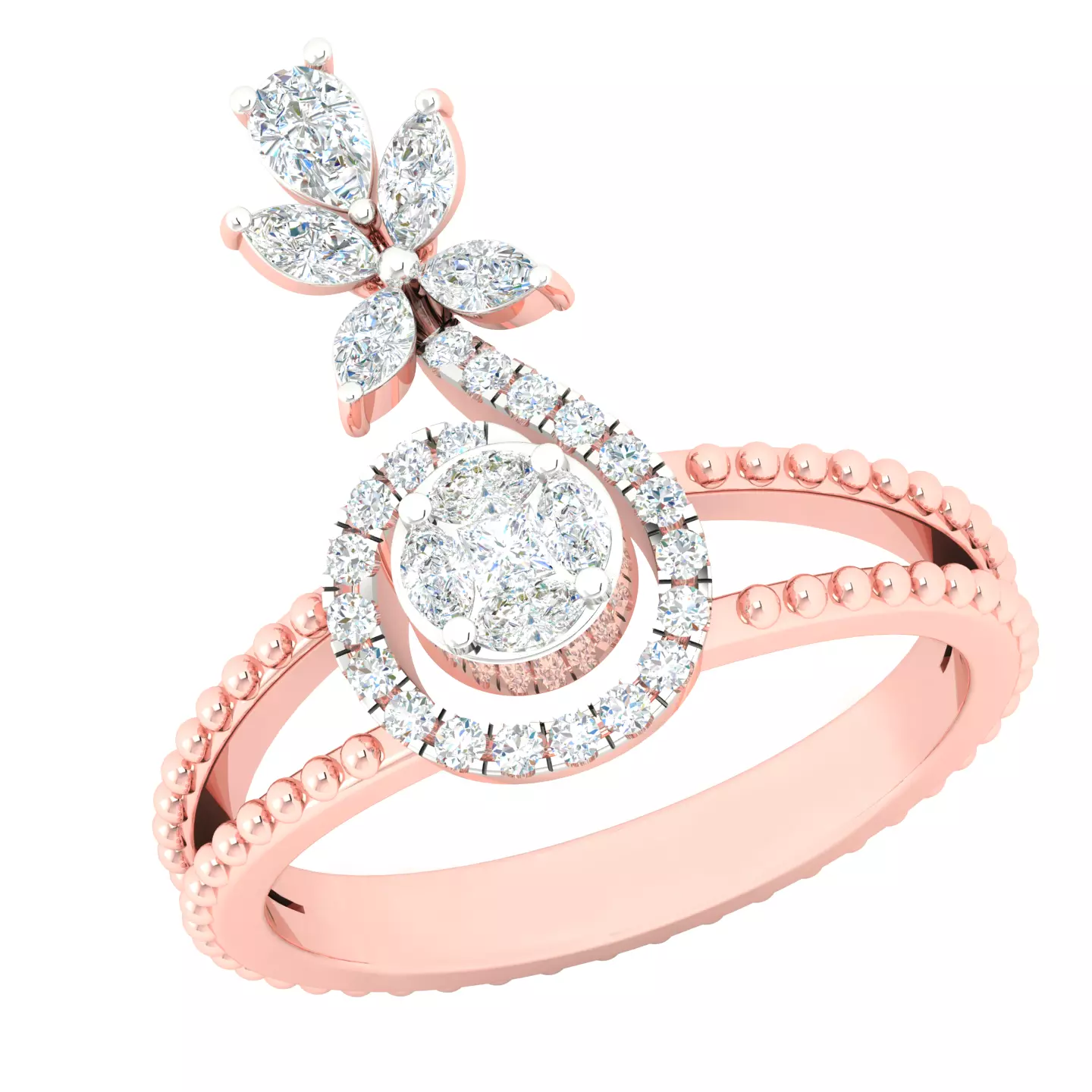 Women ring 3dm stl render detail 3D print model 3D print model_0