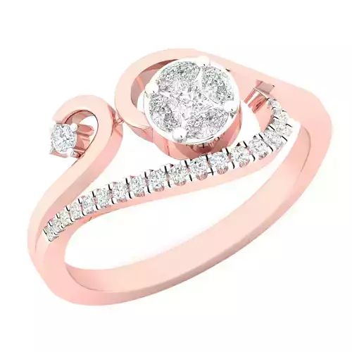 Women ring 3dm stl render detail 3D print model