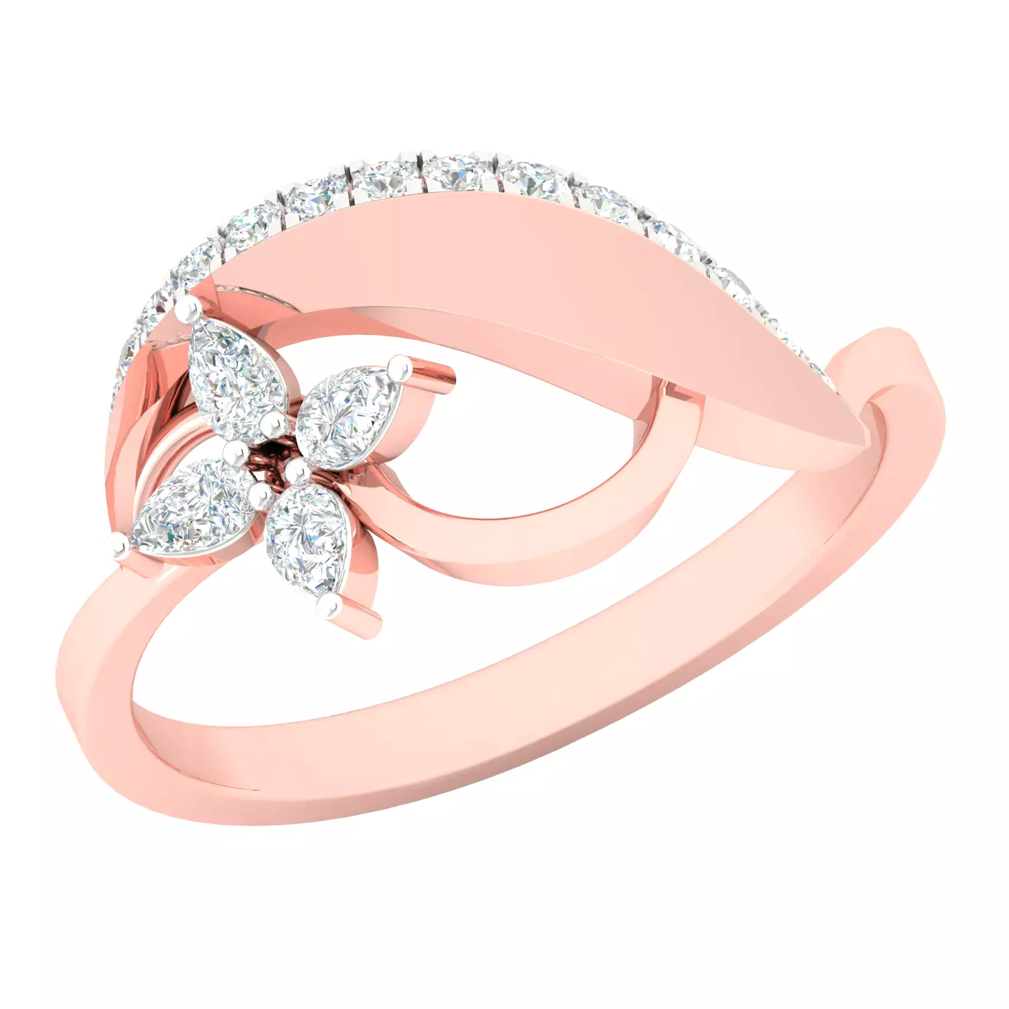 Women ring 3dm stl render detail 3D print model 3D print model_0