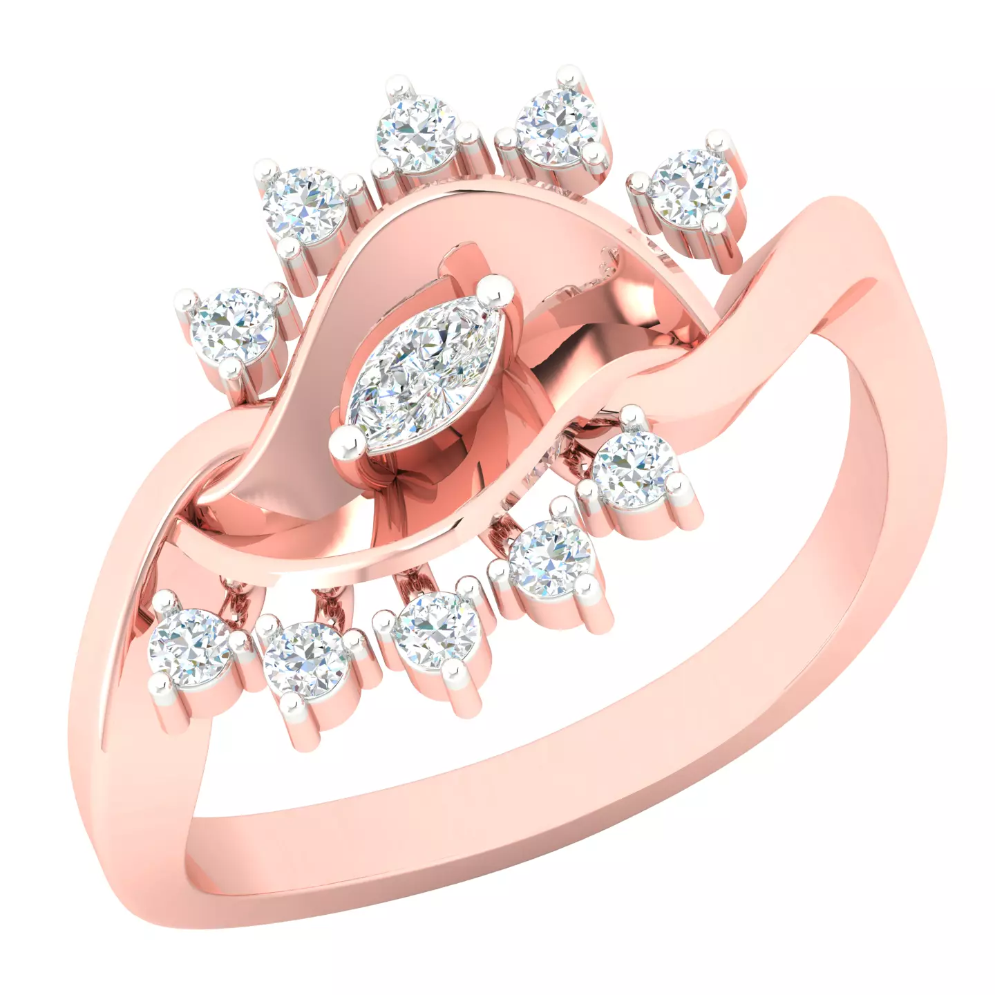 Women ring 3dm stl render detail 3D print model 3D print model_0