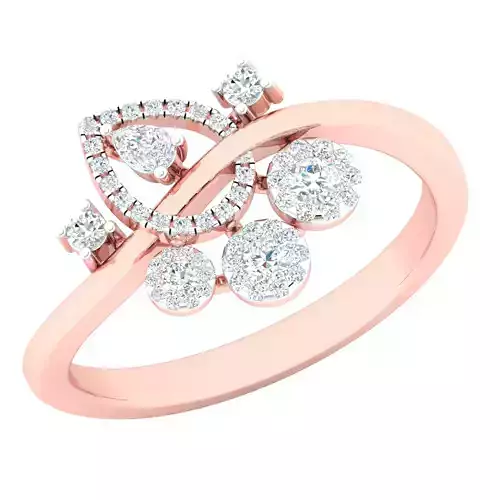 Women ring 3dm stl render detail 3D print model