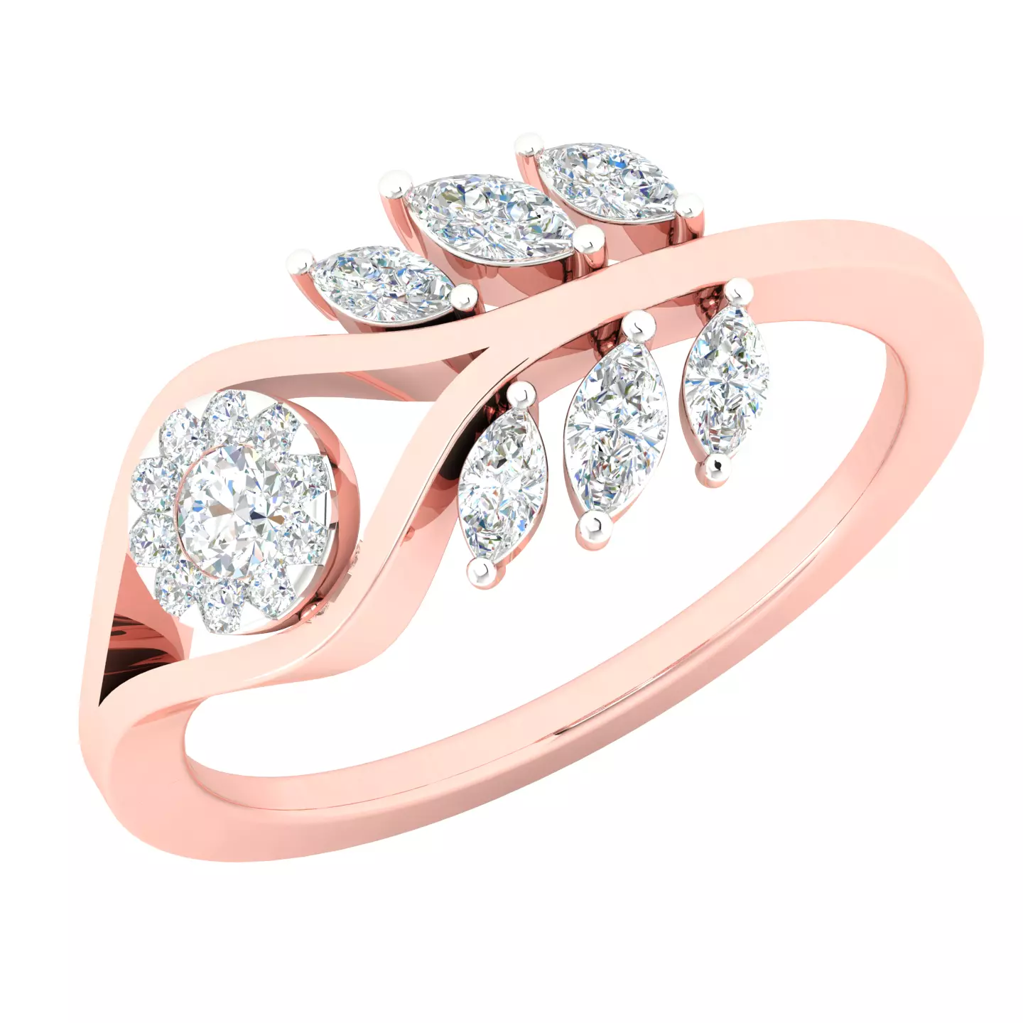 Women ring 3dm stl render detail 3D print model 3D print model_0