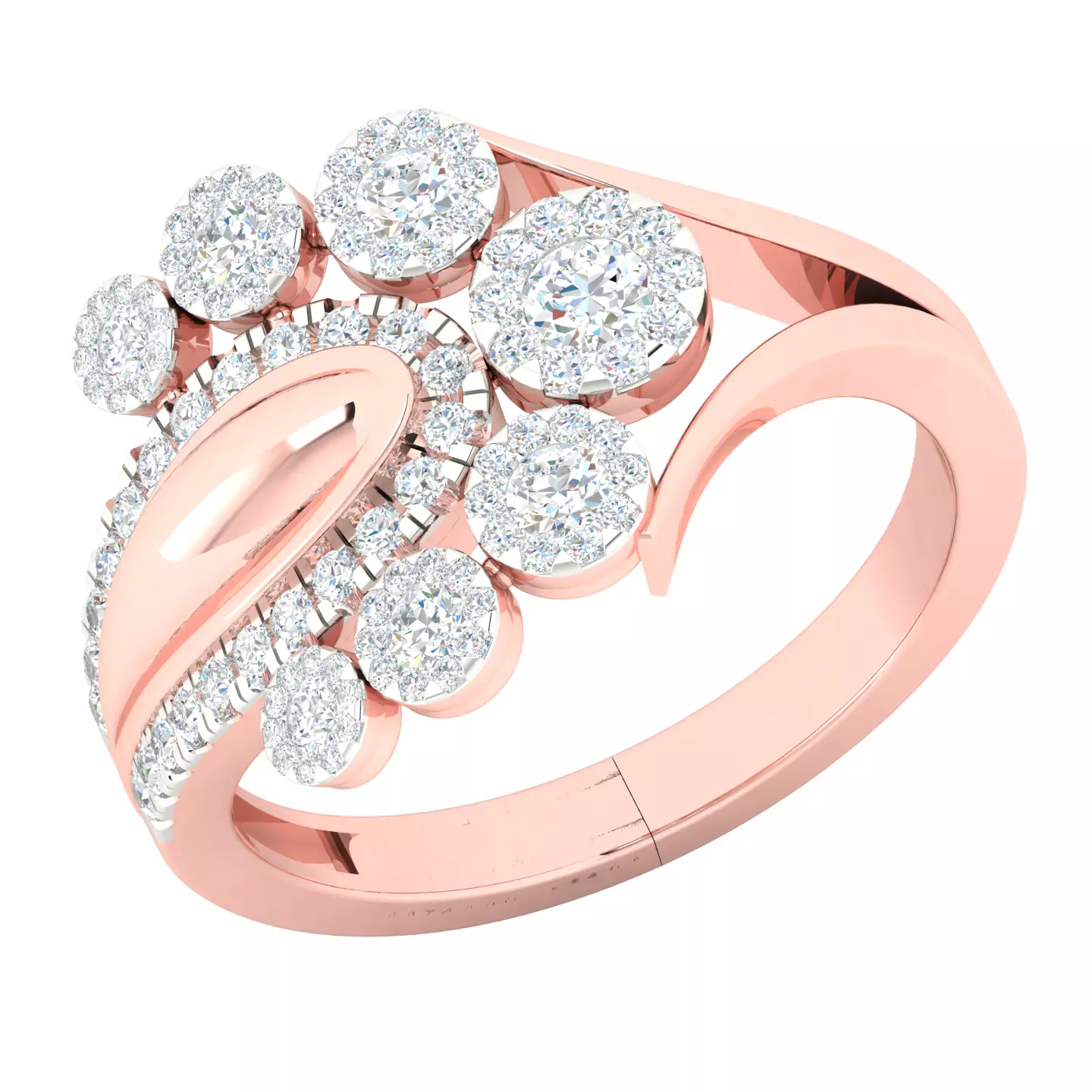 Women ring 3dm stl render detail 3D print model 3D print model_0