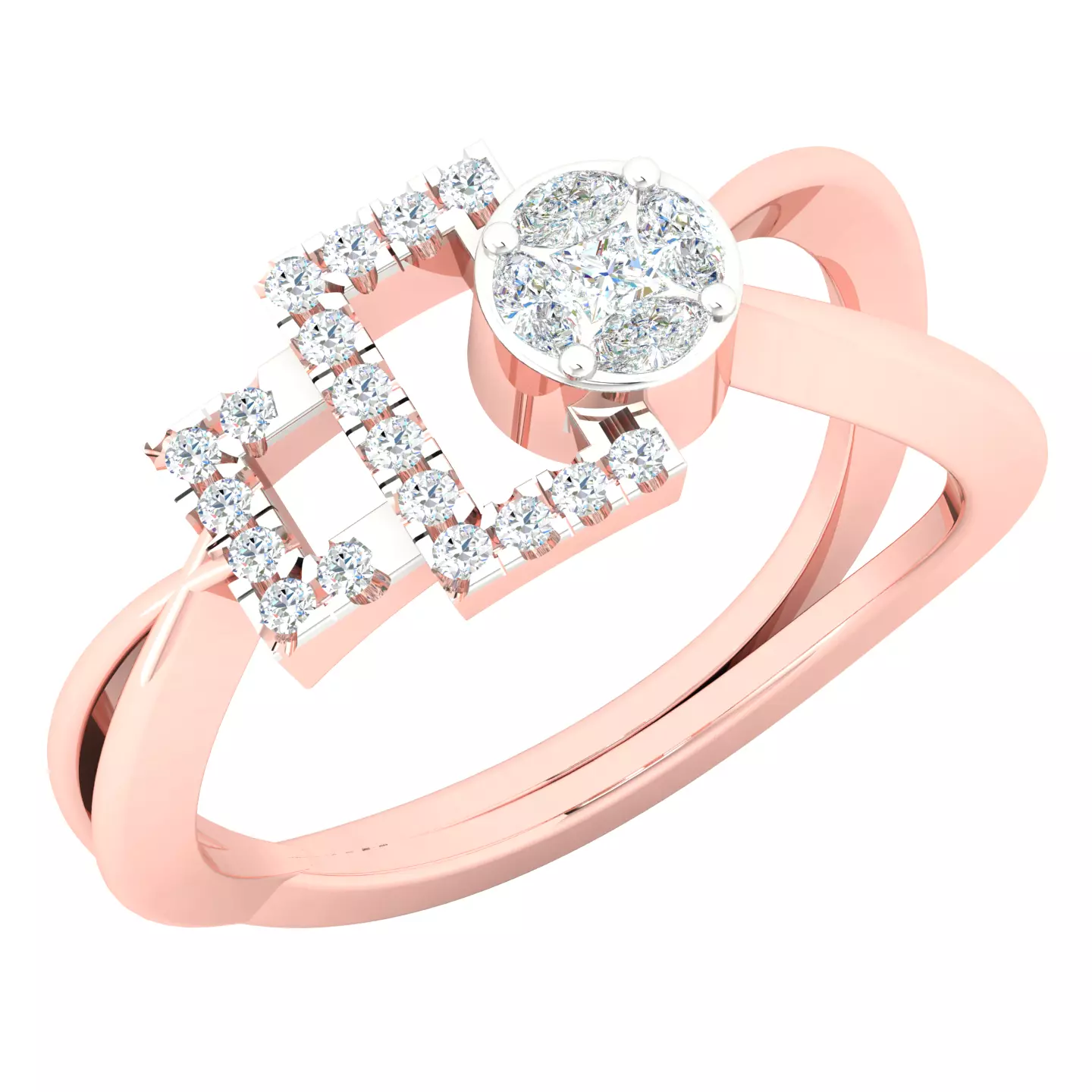 Women ring 3dm stl render detail 3D print model 3D print model_0