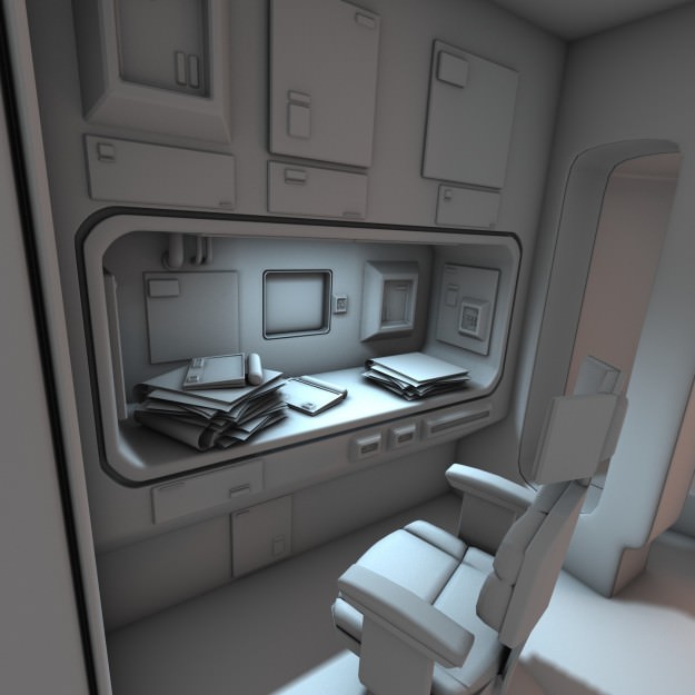 Spaceship Interior HD 3 3D model_7