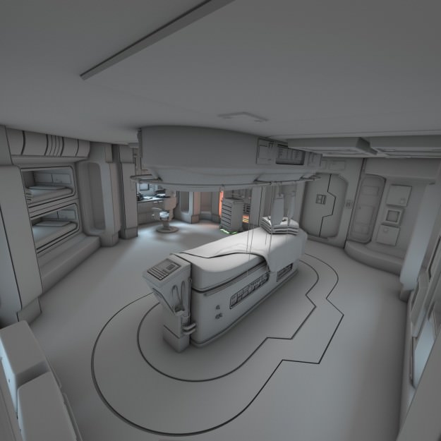 Spaceship Interior HD 3 3D model_1
