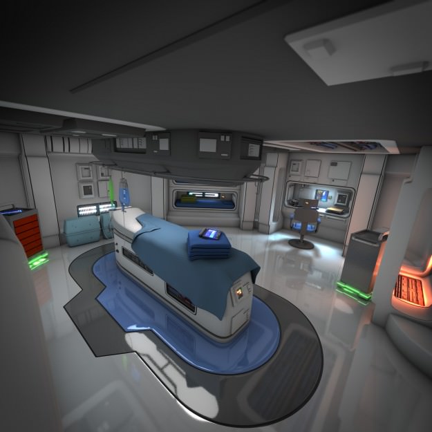 Spaceship Interior HD 3 3D model_3