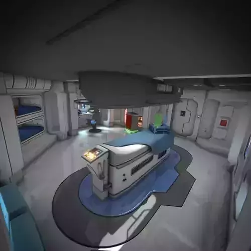 Spaceship Interior HD 3 3D model