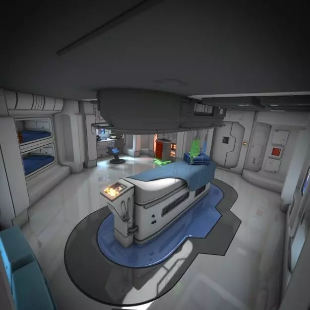 Spaceship Interior HD 3 3D model_0