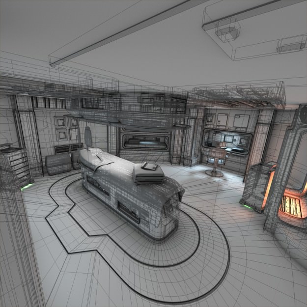 Spaceship Interior HD 3 3D model_5