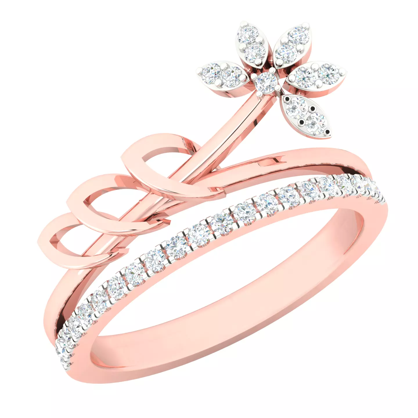 Women ring 3dm stl render detail 3D print model 3D print model_0