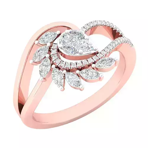 Women ring 3dm stl render detail 3D print model