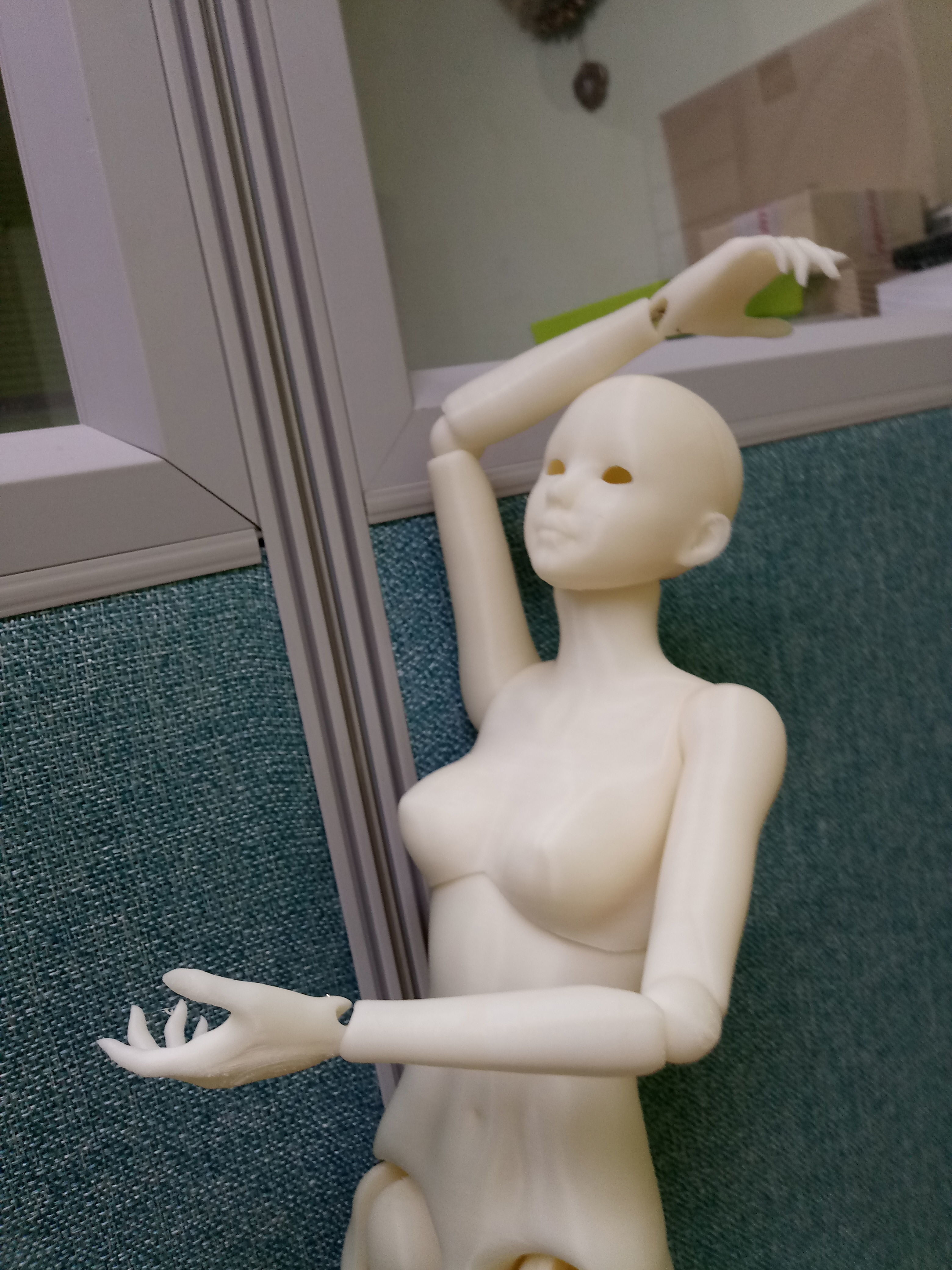 BJD girl -ball Jointed doll 3D print model 3D print model_2