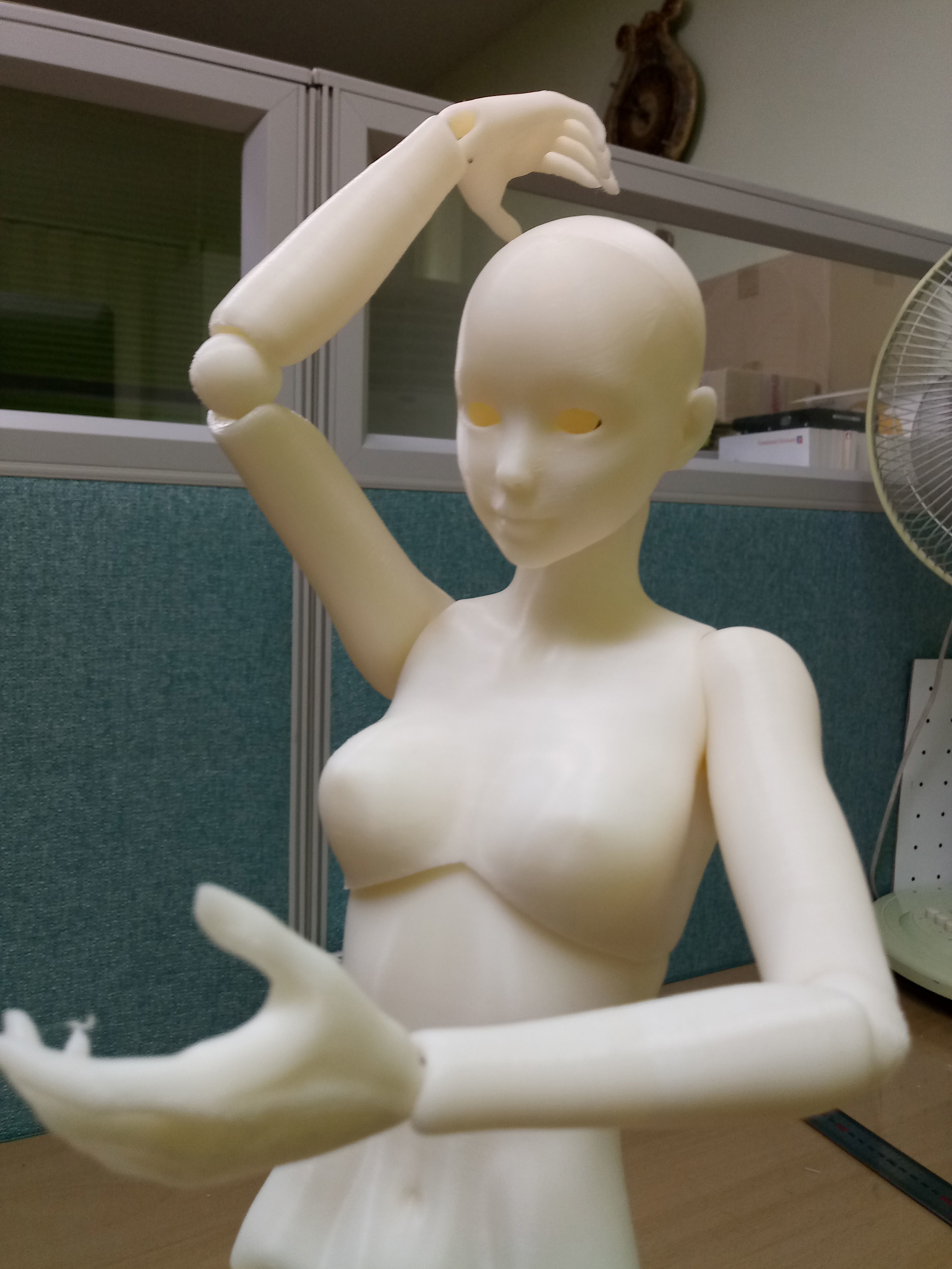 BJD girl -ball Jointed doll 3D print model 3D print model_11