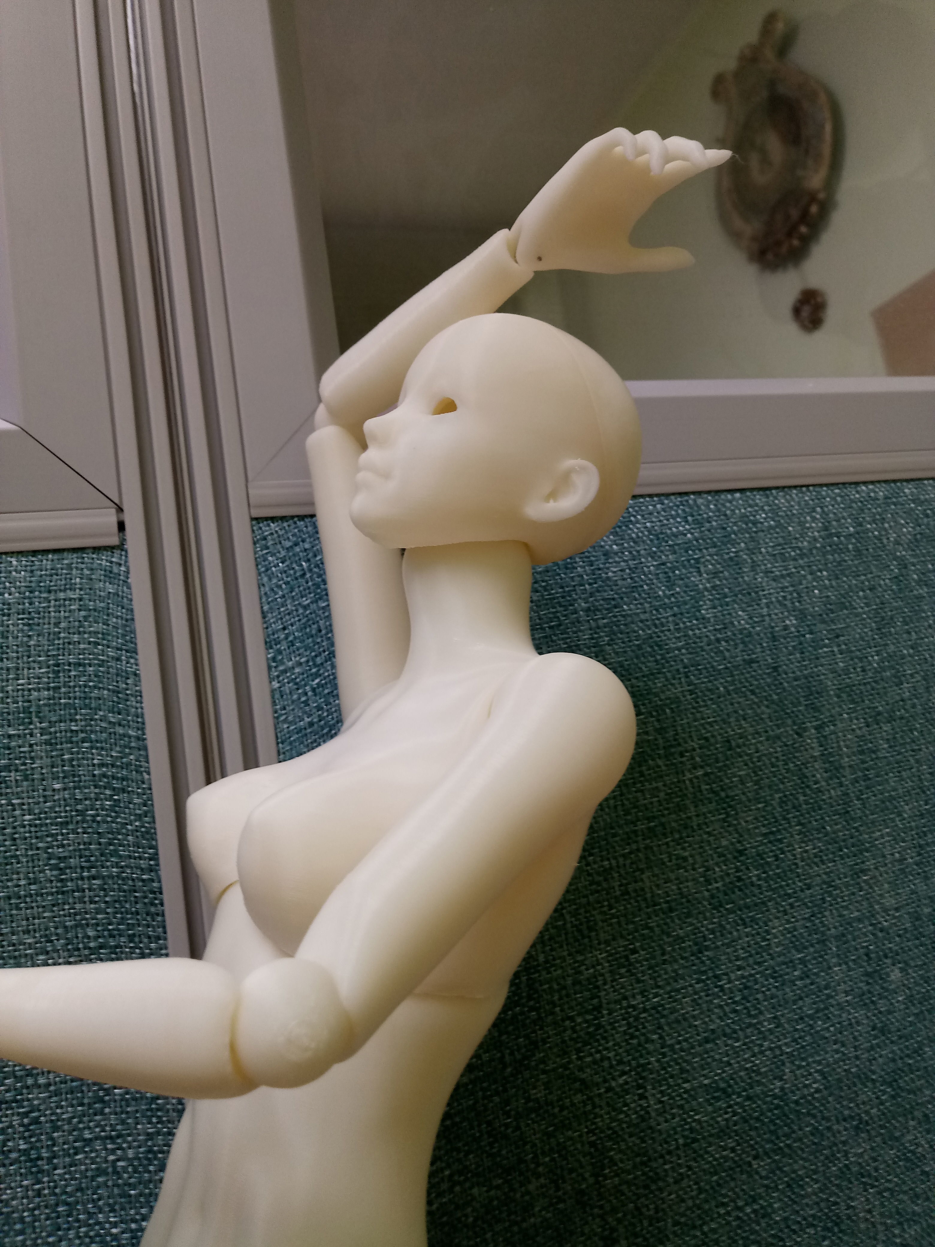 BJD girl -ball Jointed doll 3D print model 3D print model_3