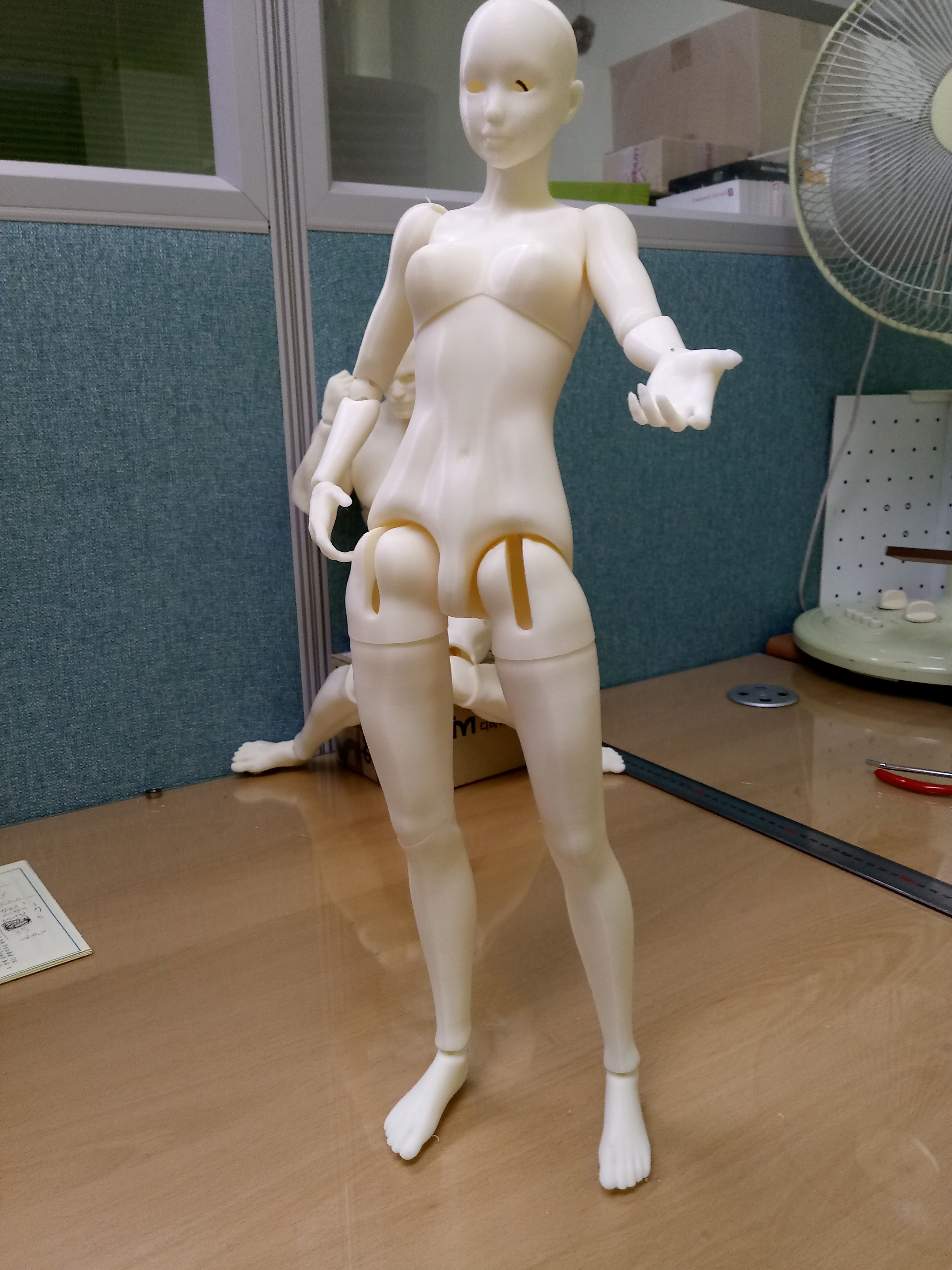 BJD girl -ball Jointed doll 3D print model 3D print model_15