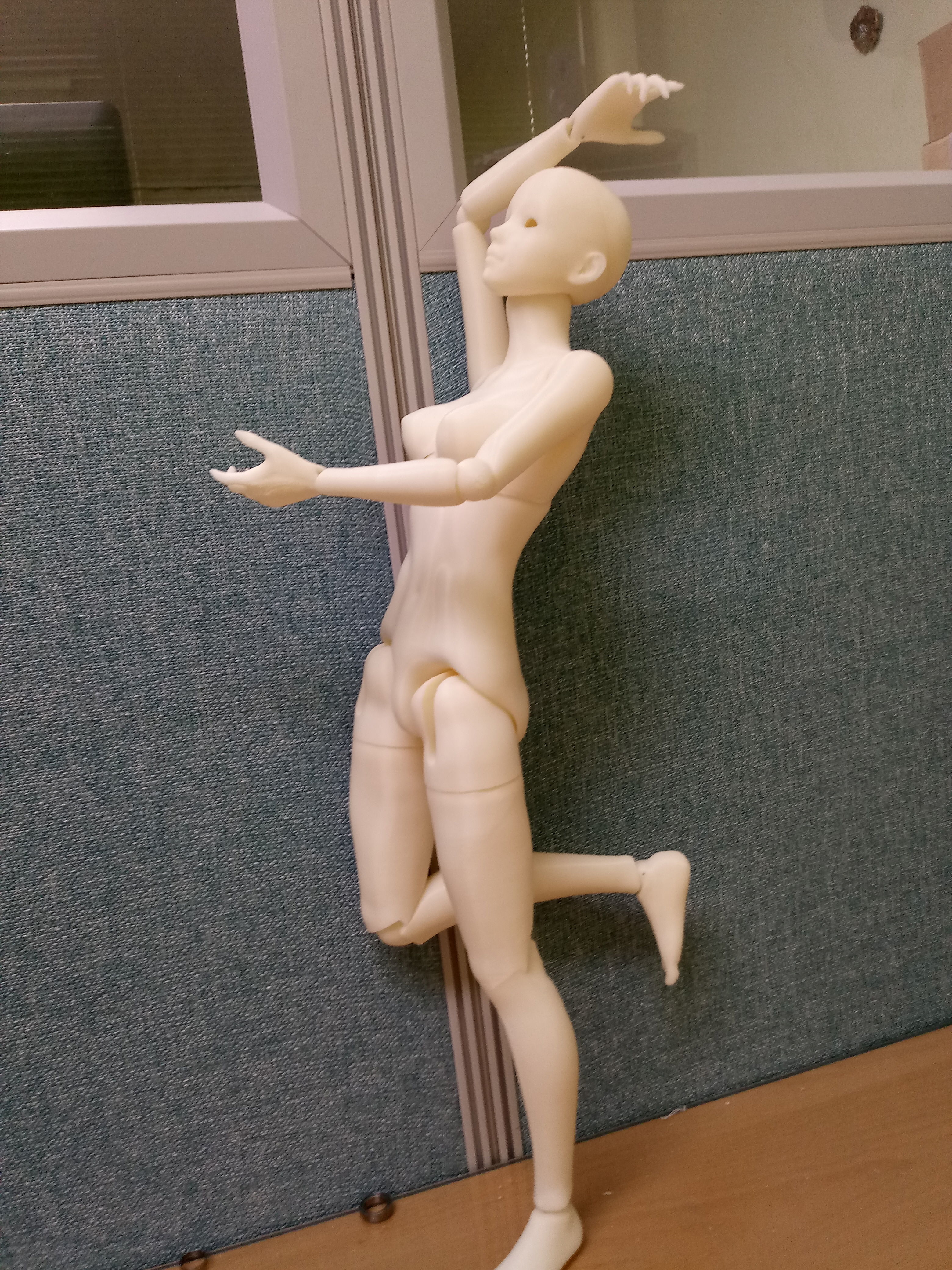 BJD girl -ball Jointed doll 3D print model 3D print model_7