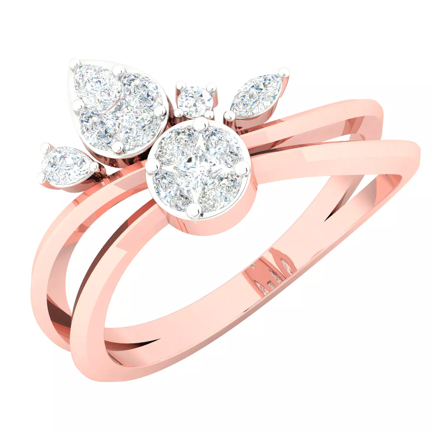 Women ring 3dm stl render detail 3D print model 3D print model_0