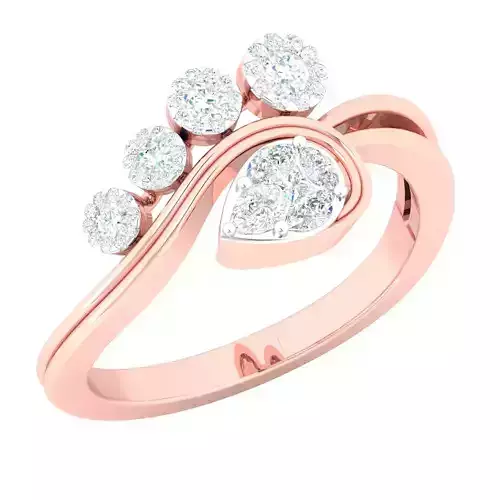 Women ring 3dm stl render detail 3D print model