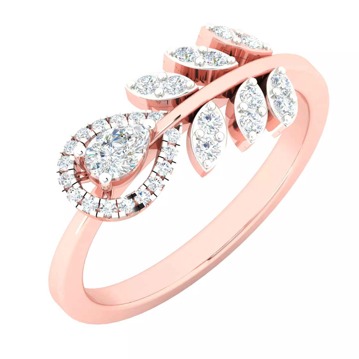 Women ring 3dm stl render detail 3D print model 3D print model_0