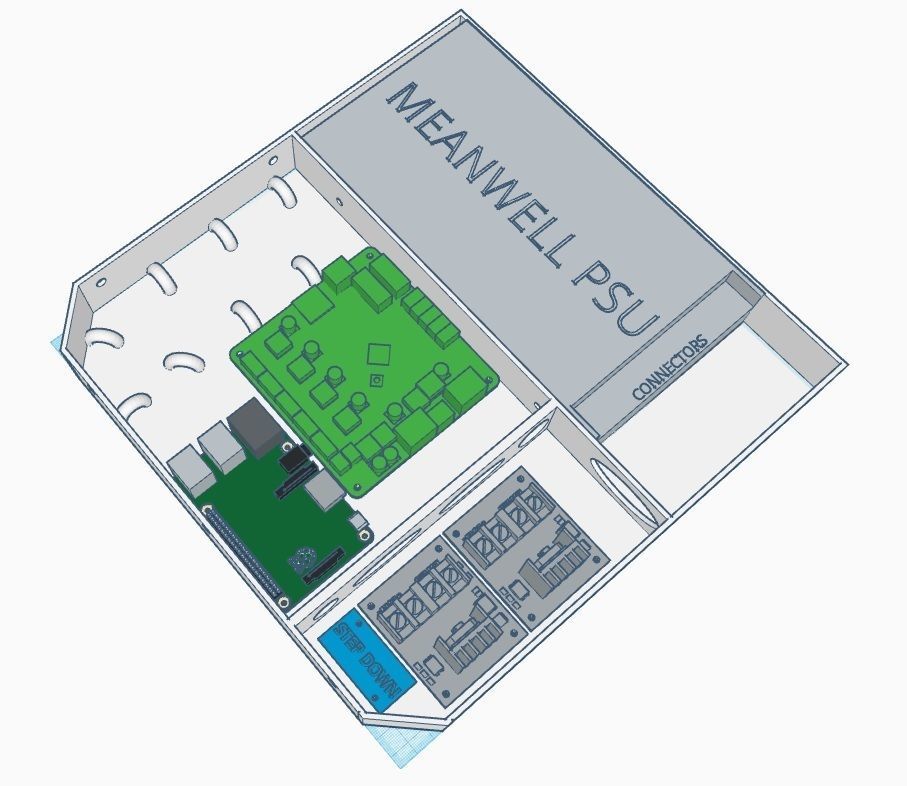 Anet AM8 Electronics Undercarriage 3D print model_4