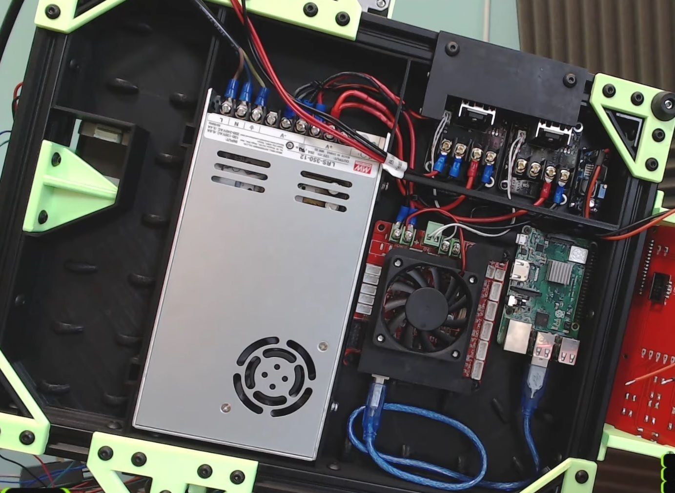 Anet AM8 Electronics Undercarriage 3D print model_11