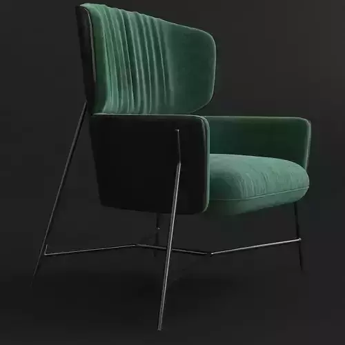 Caristo High Back Armchair by SP01 3d model